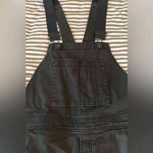 REI Cooperative Dark Gray Canvas Overalls